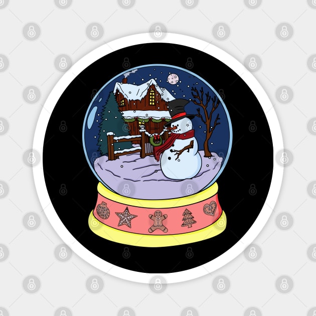 snow globe Magnet by lomiky
